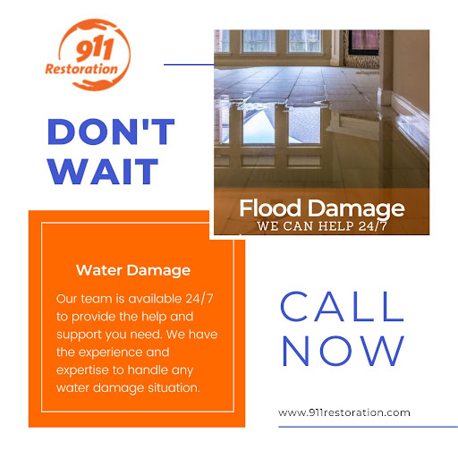 water damage restoration - 911 Restoration of Peabody
